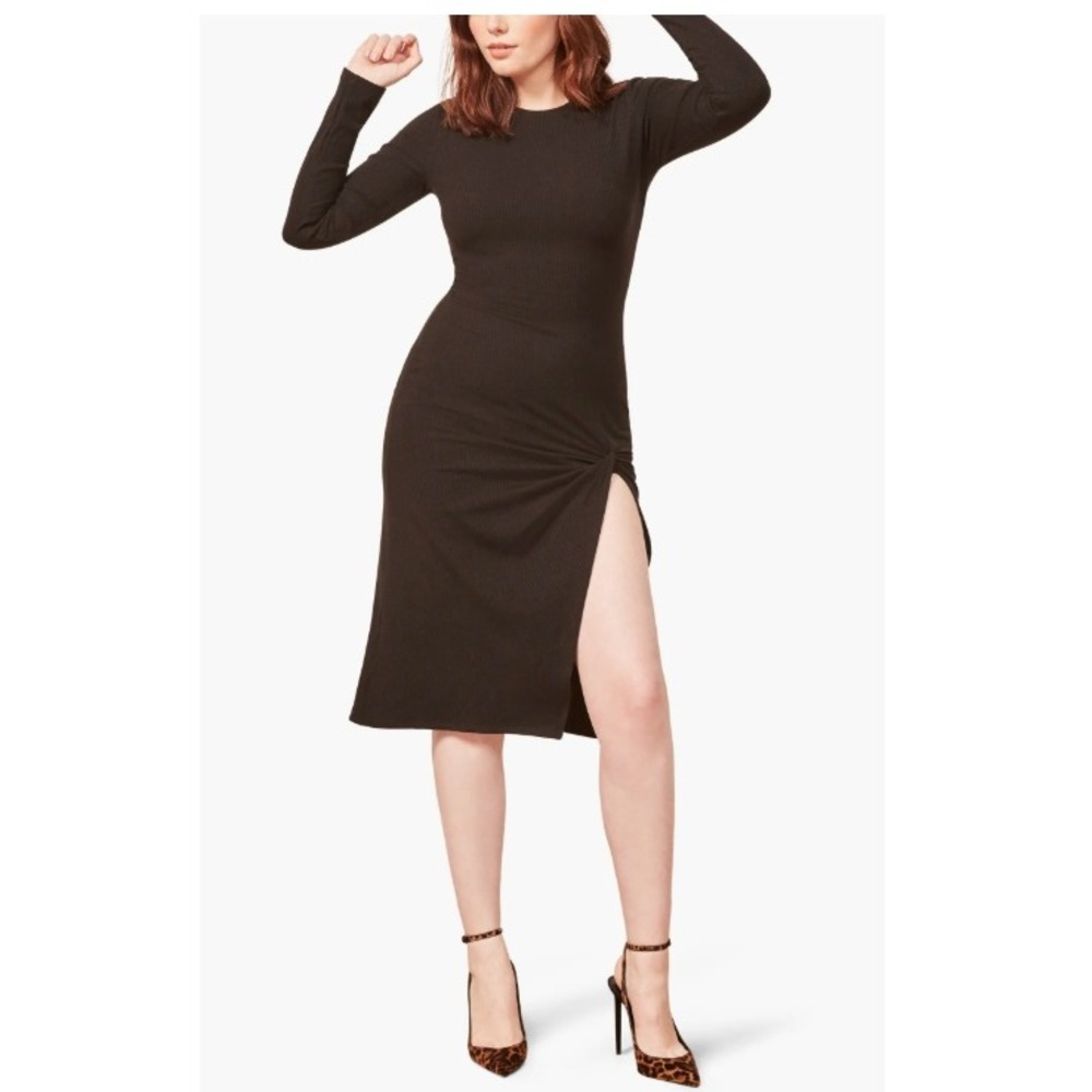 Reformation‎ Piazza Ribbed Dress Size Small